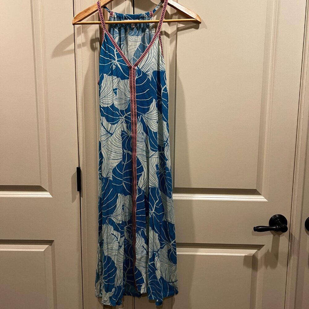 🌿 America & Beyond Boho Maxi Dress – XS